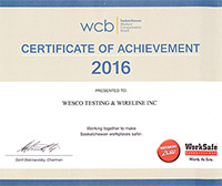 2016 WCB Certificate