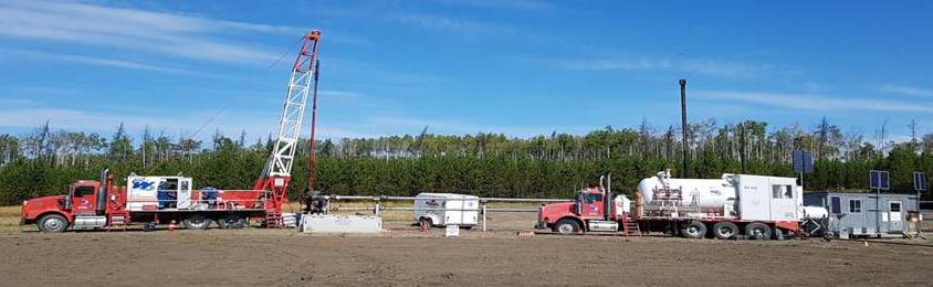 Panoramic shot of Wesco Equipment on jobsite